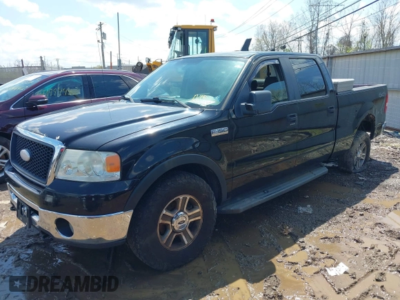 2007 Ford F-150 XLT with VIN 1FTPW14V67KC70678, listed as a IAAI auction lot 42002237 with 309,291 mi miles. Bid and sale history available at carsss.com. Image 2.