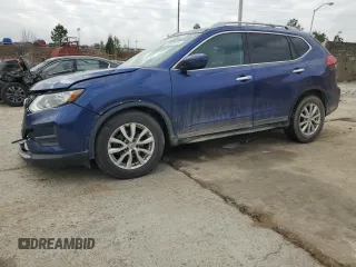 2017 Nissan Rogue SV with VIN 5N1AT2MTXHC744920, listed as a Copart auction lot 43873515 with 157,681 mi miles and Salvage Title. Bid and sale history available at carsss.com. Image 1.