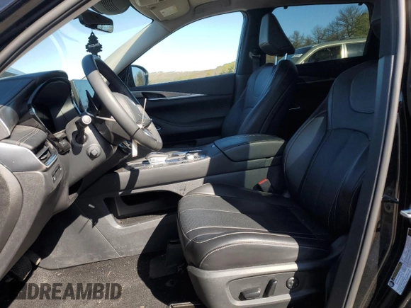 2025 Infiniti QX60 Luxe with VIN 5N1AL1FS0SC336139, listed as a Copart auction lot 47899355 with 3,100 mi miles and Salvage title. Bid and sale history available at DreamBid. Image 7.