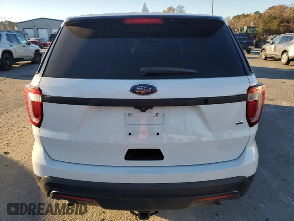 2016 Ford Utility Police Interceptor with VIN 1FM5K8AR4GGC94883, listed as a Copart auction lot 83834224 with 117,539 mi miles and Salvage Title. Bid and sale history available at carsss.com. Image 6.