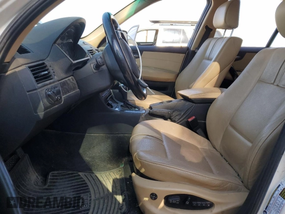 2007 BMW X3 3.0si with VIN WBXPC93457WF05246, listed as a Copart auction lot 54167615 with 150,903 mi miles and Non repairable. Bid and sale history available at DreamBid. Image 7.