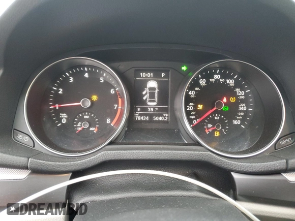 2018 Volkswagen Passat S z VIN 1VWAA7A35JC007820, wystawiony jako Copart lot #43833425 z przebiegiem 78 434 mil mil oraz Szkoda całkowita • Salvage title. Historia ofert i sprzedaży dostępna na DreamBid. Obrazek 9.