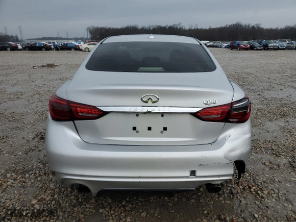 2019 Infiniti Q50 3.0t LUXE with VIN JN1EV7APXKM519132, listed as a Copart auction lot 48030015 with 99,302 mi miles and Salvage Title. Bid and sale history available at carsss.com. Image 7.