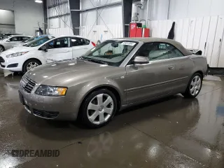 2004 Audi A4 1.8T with VIN WAUAC48H24K020805, listed as a Copart auction lot 70991884 with 88,465 mi miles and Salvage Title. Bid and sale history available at carsss.com. Image 1.