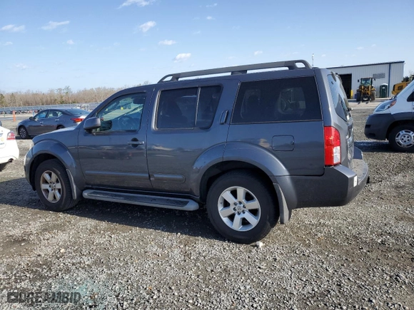 2012 Nissan Pathfinder LE with VIN 5N1AR1NN6CC633508, listed as a Copart auction lot 48393095 with 0 mi miles and Salvage Title. Bid and sale history available at carsss.com. Image 2.
