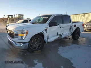 2022 Ford F-150 XL with VIN 1FTEW1CB8NKF27271, listed as a Copart auction lot 42494135 with 41,306 mi miles and Salvage Title. Bid and sale history available at carsss.com. Image 1.
