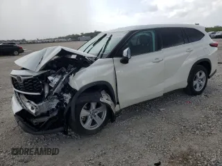 2020 Toyota Highlander LE with VIN 5TDZZRAH2LS510230, listed as a Copart auction lot 57969055 with 50,203 mi miles and Non repairable. Bid and sale history available at DreamBid. Image 1.