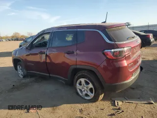 2022 Jeep Compass Sport with VIN 3C4NJDAB7NT221115, listed as a Copart auction lot 76898554 with 16,776 mi miles and Salvage title. Bid and sale history available at DreamBid. Image 2.