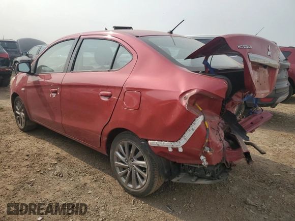 2018 Mitsubishi Mirage ES с VIN ML32F3FJ0JHF06722, выставлен на аукционе Copart как лот 58586635 с пробегом Не указан миль и Списание • Salvage title. История ставок и продаж доступна на DreamBid. Изображение 2.