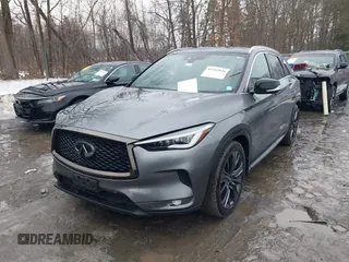 2020 Infiniti QX50 Essential with VIN 3PCAJ5M36LF109877, listed as a IAAI auction lot 41552926 with 62,486 mi miles and . Bid and sale history available at DreamBid. Image 6.