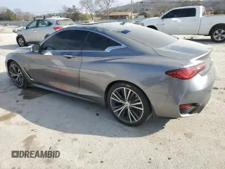 2018 Infiniti Q60 Luxe with VIN JN1EV7EL2JM392754, listed as a Copart auction lot 42590865 with 121,657 mi miles and Salvage Title. Bid and sale history available at DreamBid. Image 2.