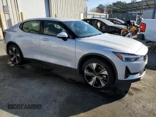 2023 Polestar 2 with VIN YSMEG3KA6PL135246, listed as a Copart auction lot 80104594 with 46,112 mi miles and Salvage Title. Bid and sale history available at carsss.com. Image 4.