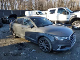 2017 Audi A3 Sedan Premium with VIN WAUAUGFF1H1060885, listed as a Copart auction lot 45516145 with 64,494 mi miles and Salvage Title. Bid and sale history available at carsss.com. Image 4.