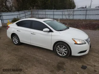 2014 Nissan Sentra S with VIN 3N1AB7APXEL695152, listed as a Copart auction lot 51091115 with 216,125 mi miles and Clean Title. Bid and sale history available at carsss.com. Image 4.