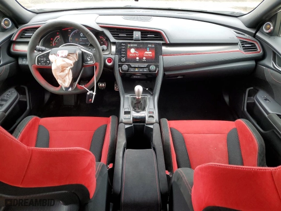 2021 Honda Civic Type R Touring with VIN SHHFK8G71MU203622, listed as a Copart auction lot 73161924 with 45,136 mi miles and Salvage Title. Bid and sale history available at carsss.com. Image 8.