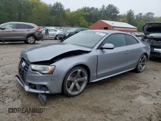 2015 Audi A5 Premium Plus z VIN WAUMFAFR3FA030329, wystawiony jako Copart lot #55660115 z przebiegiem 60 506 mil mil oraz Tytuł czysty. Historia ofert i sprzedaży dostępna na DreamBid. Obrazek 1.