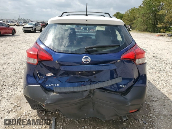 2018 Nissan Kicks S with VIN 3N1CP5CU2JL522298, listed as a Copart auction lot 55402225 with 99,563 mi miles and Salvage title. Bid and sale history available at DreamBid. Image 6.