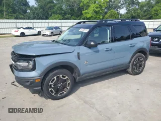 2024 Ford Bronco Sport Outer Banks z VIN 3FMCR9C68RRF09057, wystawiony jako Copart lot #57140155 z przebiegiem 5 524 mil mil oraz Szkoda całkowita • Salvage title. Historia ofert i sprzedaży dostępna na DreamBid. Obrazek 1.