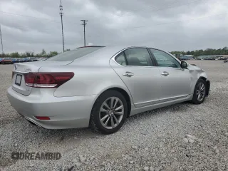 2014 Lexus LS 460 with VIN JTHCL5EFXE5022496, listed as a Copart auction lot 53890885 with 137,226 mi miles and Salvage title. Bid and sale history available at DreamBid. Image 3.