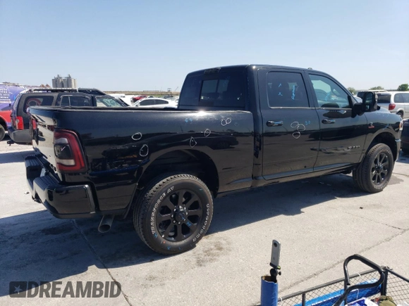 2024 Ram 2500 Laramie with VIN 3C6UR5FLXRG364108, listed as a Copart auction lot 53536345 with 1,990 mi miles and Salvage title. Bid and sale history available at DreamBid. Image 3.