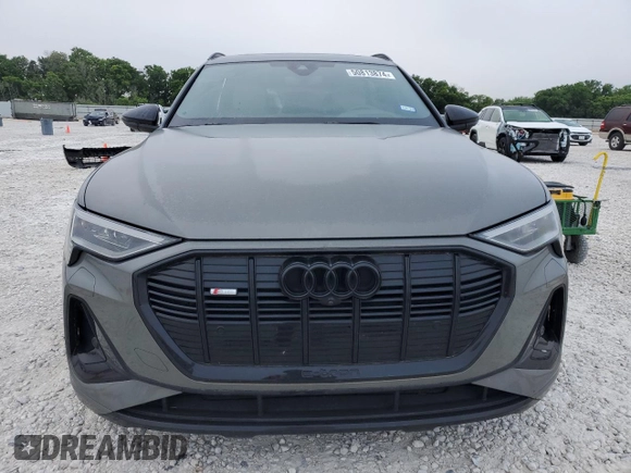 2023 Audi e-tron Chronos with VIN WA1VABGEXPB011919, listed as a Copart auction lot 50813874 with 23,492 mi miles and . Bid and sale history available at DreamBid. Image 5.