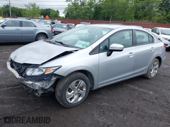 2014 Honda Civic LX z VIN 19XFB2F52EE262992, wystawiony jako IAAI lot #42356546 z przebiegiem 164 288 mil mil oraz . Historia ofert i sprzedaży dostępna na DreamBid. Obrazek 6.
