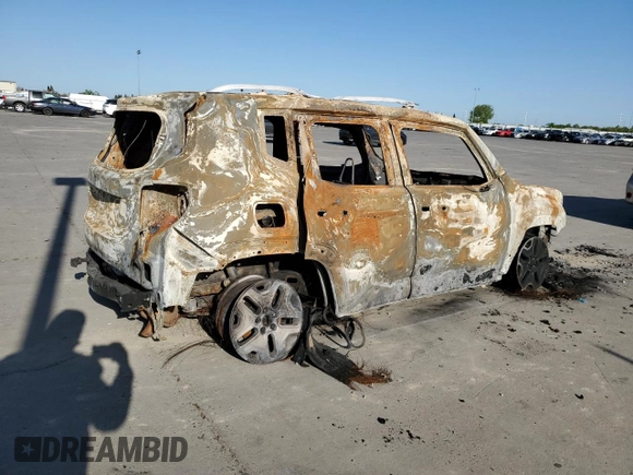 2016 Jeep Renegade Trailhawk with VIN ZACCJBCT9GPD70606, listed as a Copart auction lot 53042125 with Not provided miles and Non repairable. Bid and sale history available at DreamBid. Image 3.