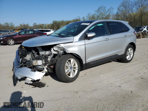 2015 Ford Edge SEL with VIN 2FMTK4J84FBB70254, listed as a Copart auction lot 54487345 with 133,621 mi miles and Salvage Title. Bid and sale history available at carsss.com. Image 1.