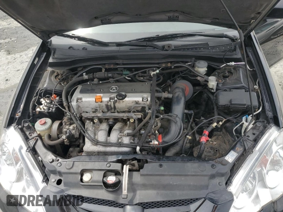 2002 Acura RSX Type S with VIN JH4DC53022C016749, listed as a Copart auction lot 53957485 with 166,533 mi miles and Salvage title. Bid and sale history available at DreamBid. Image 11.
