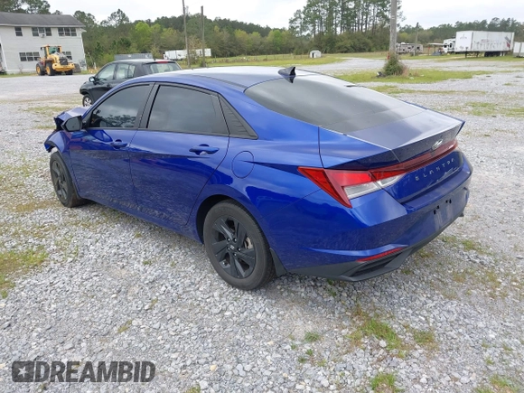 2022 Hyundai Elantra SEL with VIN KMHLM4AG9NU345205, listed as a IAAI auction lot 41953130 with 19,829 mi miles and . Bid and sale history available at DreamBid. Image 3.