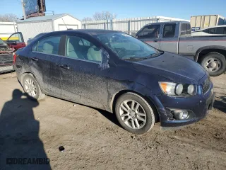 2015 Chevrolet Sonic LT with VIN 1G1JC5SH9F4143728, listed as a Copart auction lot 45989585 with 173,722 mi miles and Salvage Title. Bid and sale history available at carsss.com. Image 4.