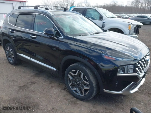 2022 Hyundai Santa Fe Hybrid SEL Premium with VIN KM8S3DA18NU018319, listed as a IAAI auction lot 41958575 with 40,299 mi miles. Bid and sale history available at carsss.com. Image 1.