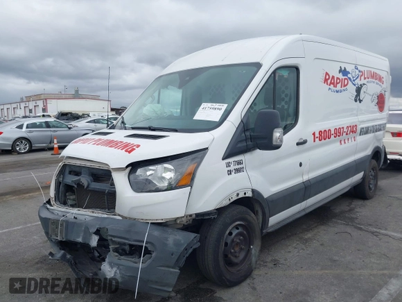 2021 Ford Transit Cargo z VIN 1FTBR1C87MKA81434, wystawiony jako IAAI lot #41759890 z przebiegiem 221 227 mil mil oraz . Historia ofert i sprzedaży dostępna na DreamBid. Obrazek 17.