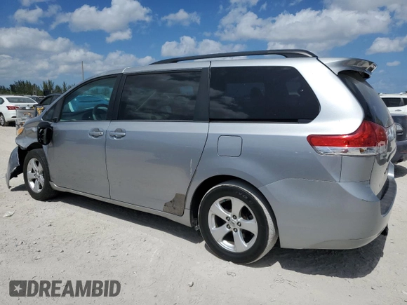 2013 Toyota Sienna LE AAS with VIN 5TDKK3DC1DS377268, listed as a Copart auction lot 54892765 with 186,338 mi miles and Salvage Title. Bid and sale history available at DreamBid. Image 2.