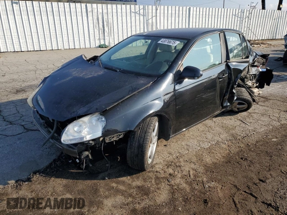2010 Volkswagen Jetta Limited Edition with VIN 3VWAZ7AJ4AM127517, listed as a Copart auction lot 43076675 with Not provided miles and Salvage title. Bid and sale history available at DreamBid. Image 1.