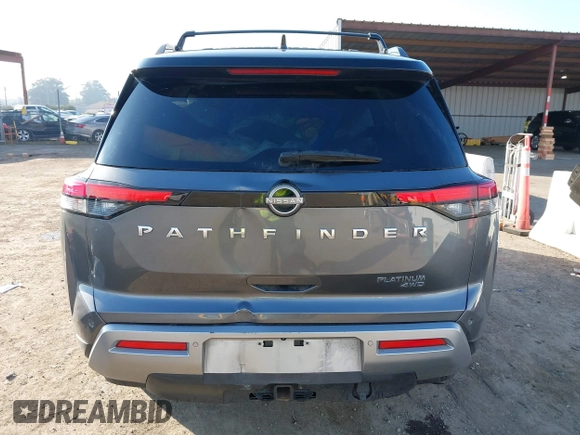 2023 Nissan Pathfinder Platinum with VIN 5N1DR3DK4PC204924, listed as a IAAI auction lot 41366352 with 25,918 mi miles and . Bid and sale history available at DreamBid. Image 15.