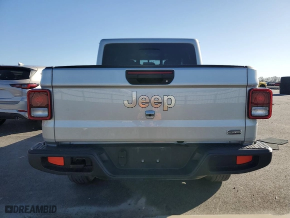 2023 Jeep Gladiator Overland with VIN 1C6HJTFG7PL531752, listed as a Copart auction lot 52605025 with 55,483 mi miles and Clean Title. Bid and sale history available at carsss.com. Image 6.