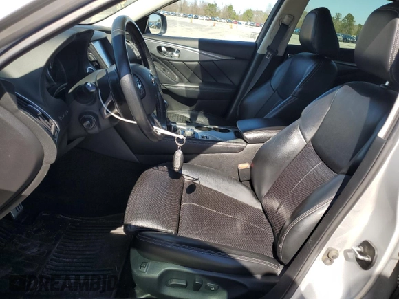 2016 Infiniti Q50 Premium with VIN JN1EV7AR7GM346372, listed as a Copart auction lot 48469255 with 97,236 mi miles and Salvage Title. Bid and sale history available at DreamBid. Image 7.