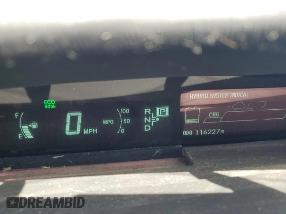 2014 Toyota Prius Four with VIN JTDKN3DU2E0381009, listed as a Copart auction lot 55391645 with 116,227 mi miles and Non Repairable. Bid and sale history available at DreamBid. Image 9.