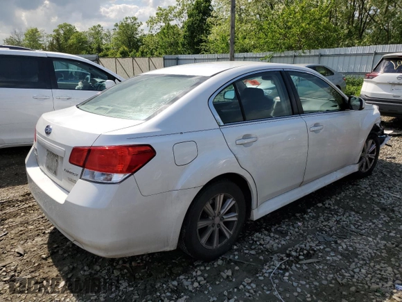 2011 Subaru Legacy Premium Power Moon with VIN 4S3BMBG62B3262056, listed as a Copart auction lot 55892065 with Not provided miles and Salvage title. Bid and sale history available at DreamBid. Image 4.