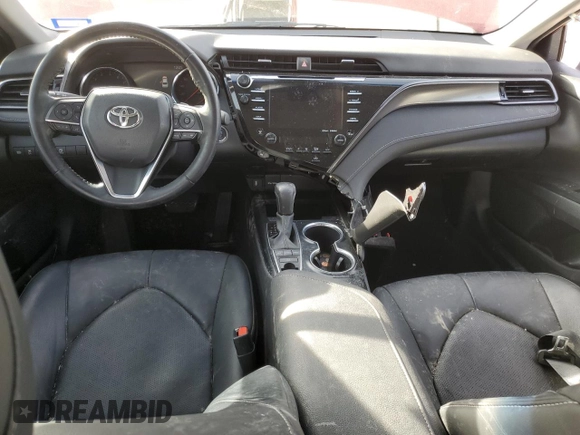2020 Toyota Camry XSE with VIN 4T1K61AK7LU395347, listed as a Copart auction lot 46151015 with 55,913 mi miles and Salvage Title. Bid and sale history available at DreamBid. Image 8.