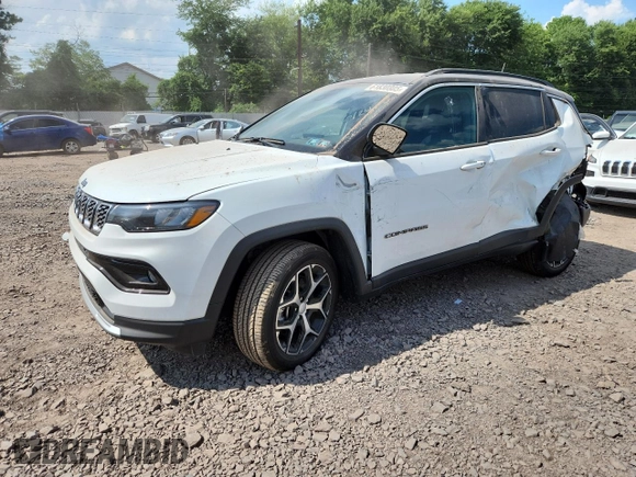 2024 Jeep Compass Limited with VIN 3C4NJDCN0RT174748, listed as a Copart auction lot 61830805 with 6,716 mi miles and Salvage title. Bid and sale history available at DreamBid. Image 1.