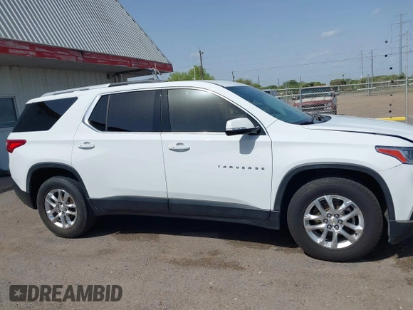 2018 Chevrolet Traverse LT Cloth with VIN 1GNERGKW4JJ144479, listed as a IAAI auction lot 41839641 with 136,404 mi miles. Bid and sale history available at carsss.com. Image 13.