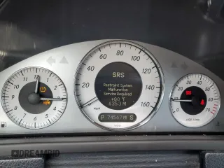 2008 Mercedes-Benz CLK 350 with VIN WDBTK56F18F238320, listed as a Copart auction lot 76058334 with 74,567 mi miles and Salvage Title. Bid and sale history available at DreamBid. Image 9.