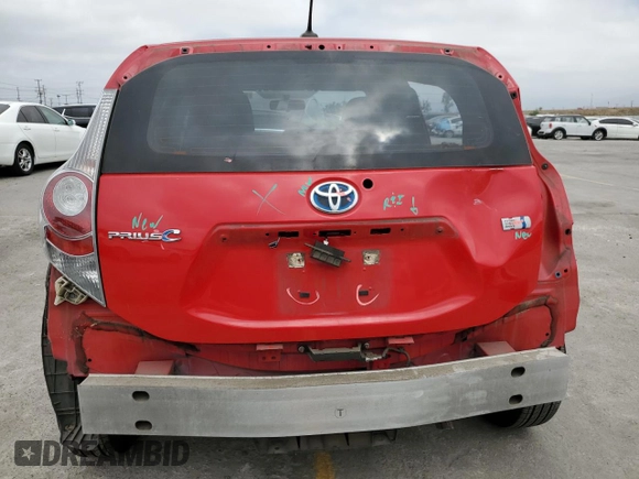 2014 Toyota Prius One with VIN JTDKDTB3XE1562026, listed as a Copart auction lot 56391965 with 111,076 mi miles and Salvage Title. Bid and sale history available at DreamBid. Image 6.