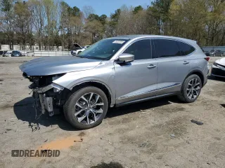 2022 Acura MDX w/Technology Package with VIN 5J8YD9H42NL001662, listed as a Copart auction lot 49833585 with 0 mi miles and Clean Title. Bid and sale history available at carsss.com. Image 1.