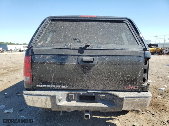 2007 GMC Sierra 1500 Work Truck with VIN 2GTEK13M271563408, listed as a Copart auction lot 70802574 with 138,695 mi miles and Salvage Title. Bid and sale history available at carsss.com. Image 6.