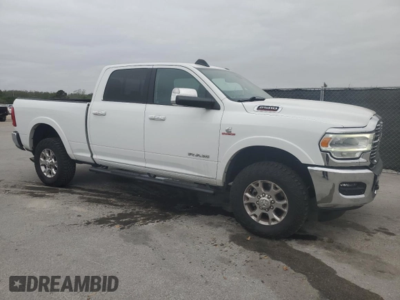 2021 Ram 2500 Laramie with VIN 3C6UR5FL0MG557103, listed as a Copart auction lot 50521045 with 71,493 mi miles and Salvage Title. Bid and sale history available at carsss.com. Image 4.
