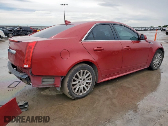 2012 Cadillac CTS with VIN 1G6DC5E51C0147123, listed as a Copart auction lot 60231965 with 133,652 mi miles and Salvage title. Bid and sale history available at DreamBid. Image 3.