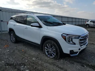 2023 GMC Terrain SLT with VIN 3GKALVEG0PL138041, listed as a Copart auction lot 52721145 with 33,451 mi miles and Salvage title. Bid and sale history available at DreamBid. Image 4.